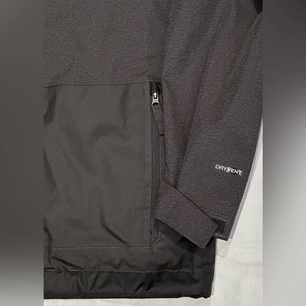 SZ M 10-12 BOYS THE NORTH FACE COAT DARK GRAY